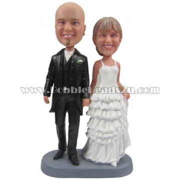 Wedding Couple Bobbleheads Custom